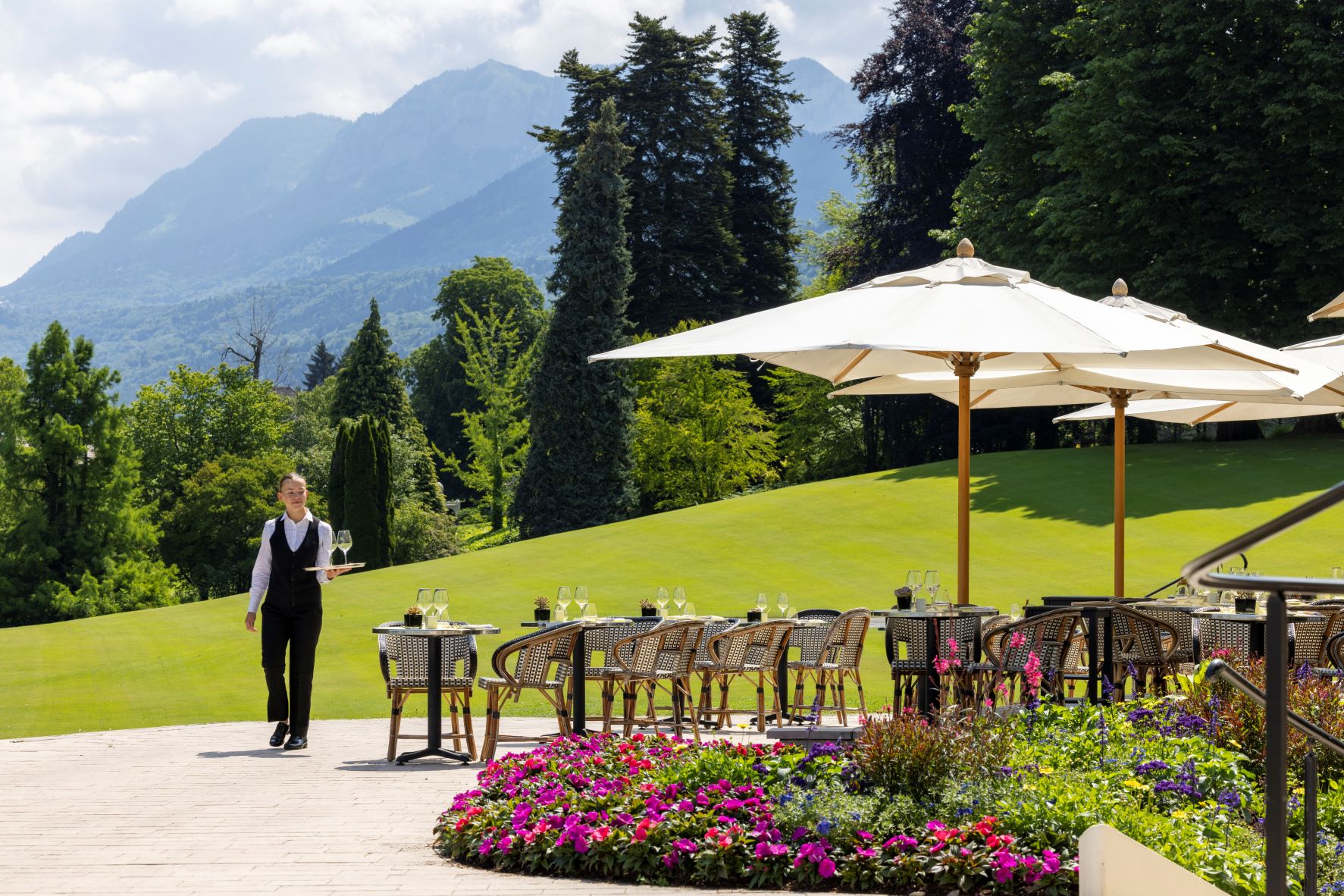 Terrasse - Hôtel Royal Palace