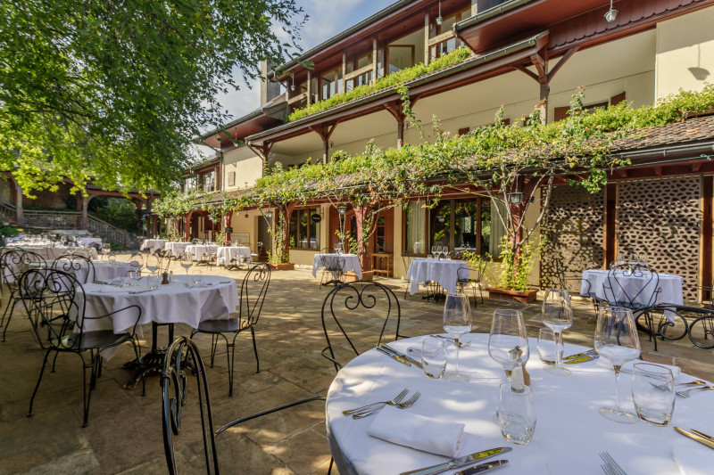 Terrasse du Bistrot de La Verniaz