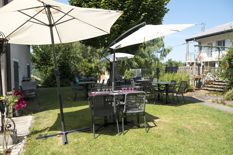 Terrasse en été