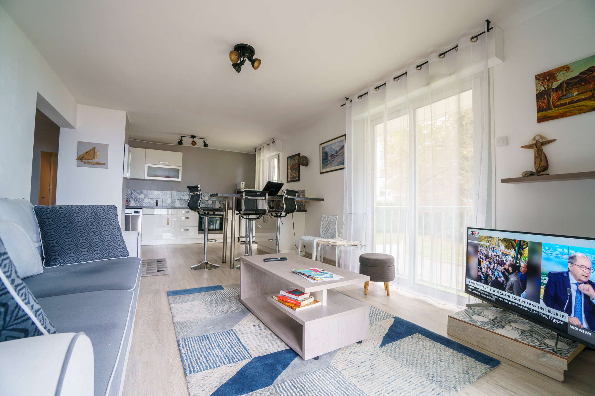 Appartement F3 von 70 m2 in einer Residenz_Évian-les-Bains