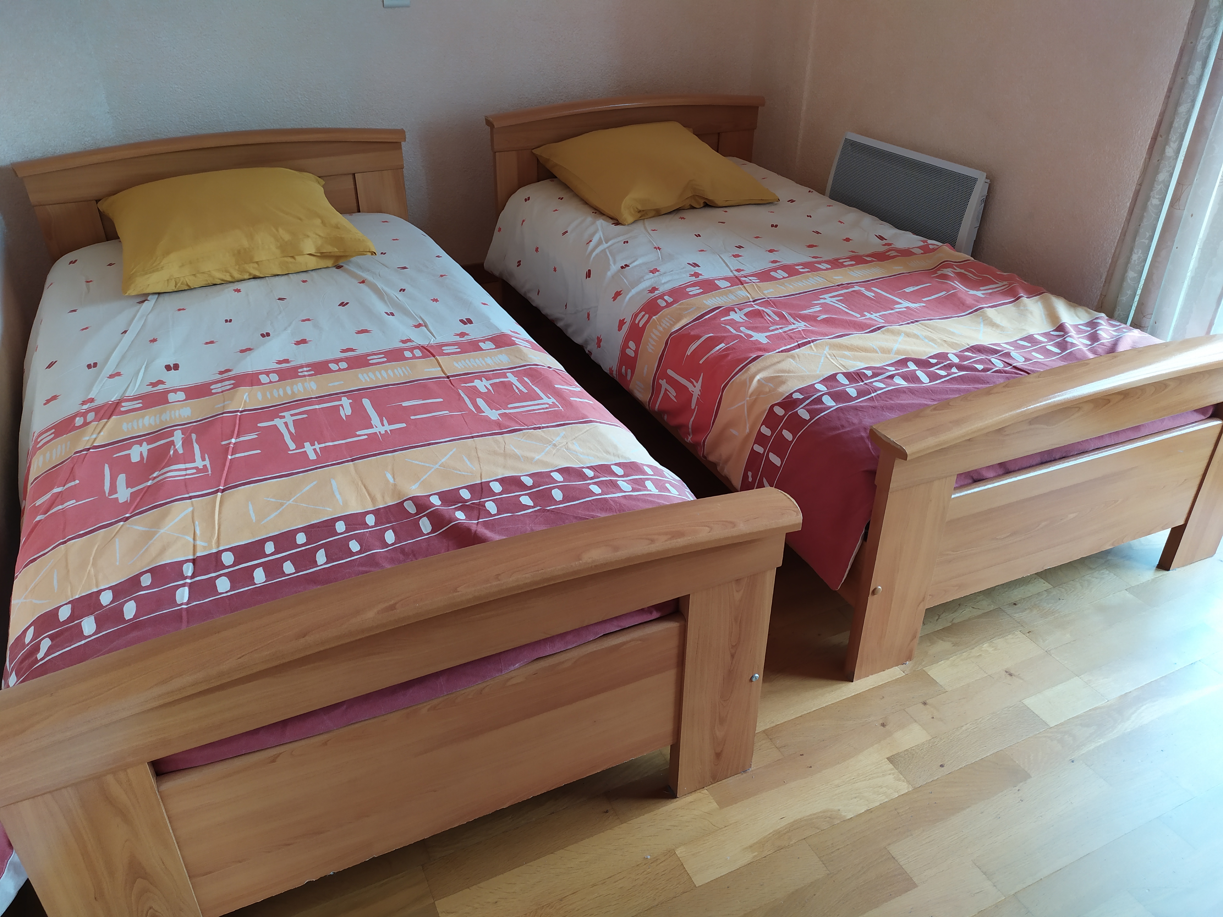 Chambre à deux lits