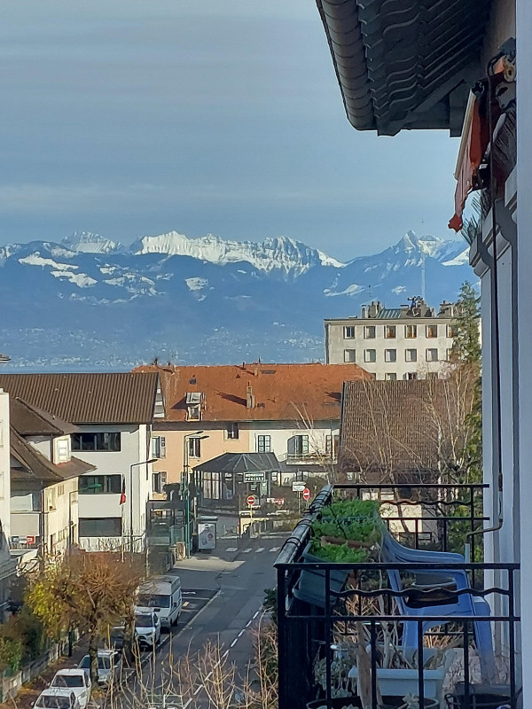 Balcon vue montagnes