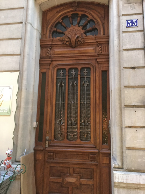 Entrée immeuble Favre Entrée immeuble Favre